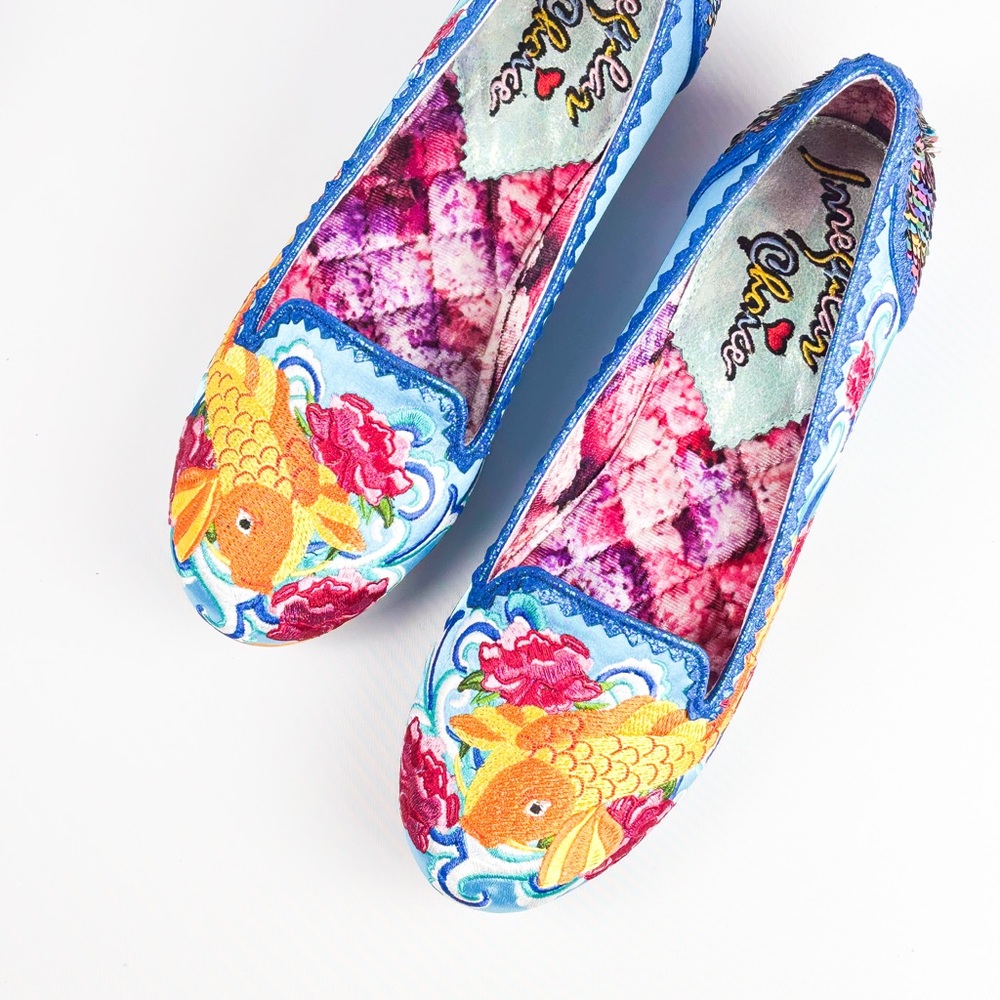 Irregular Choice Pescado Oro Goldfish Flats – Size 39 / UK 6 – Rare
